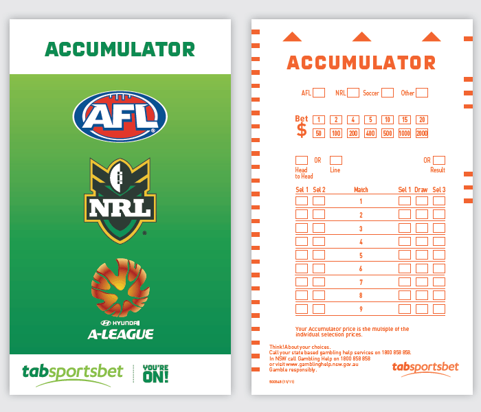 Filling out a betting card in a NSW retail outlet